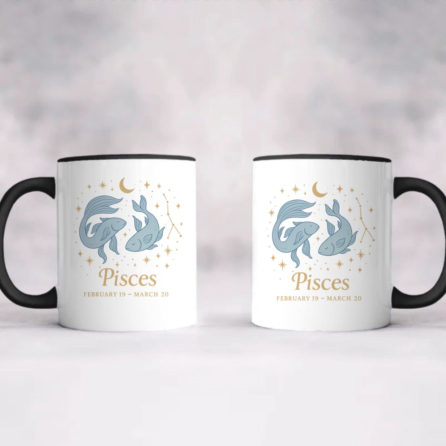 Personalized Zodiac Sign Coffee Mug – 11oz Custom Astrology Gift with Your Text